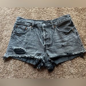 Levi’s Black Denim Shorts